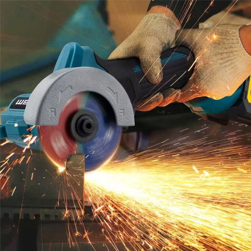 76mm Brushless Cordless Angle Grinder 21V - Metal Cutter with 2 Batteries EAN (GTIN) 0725388820940