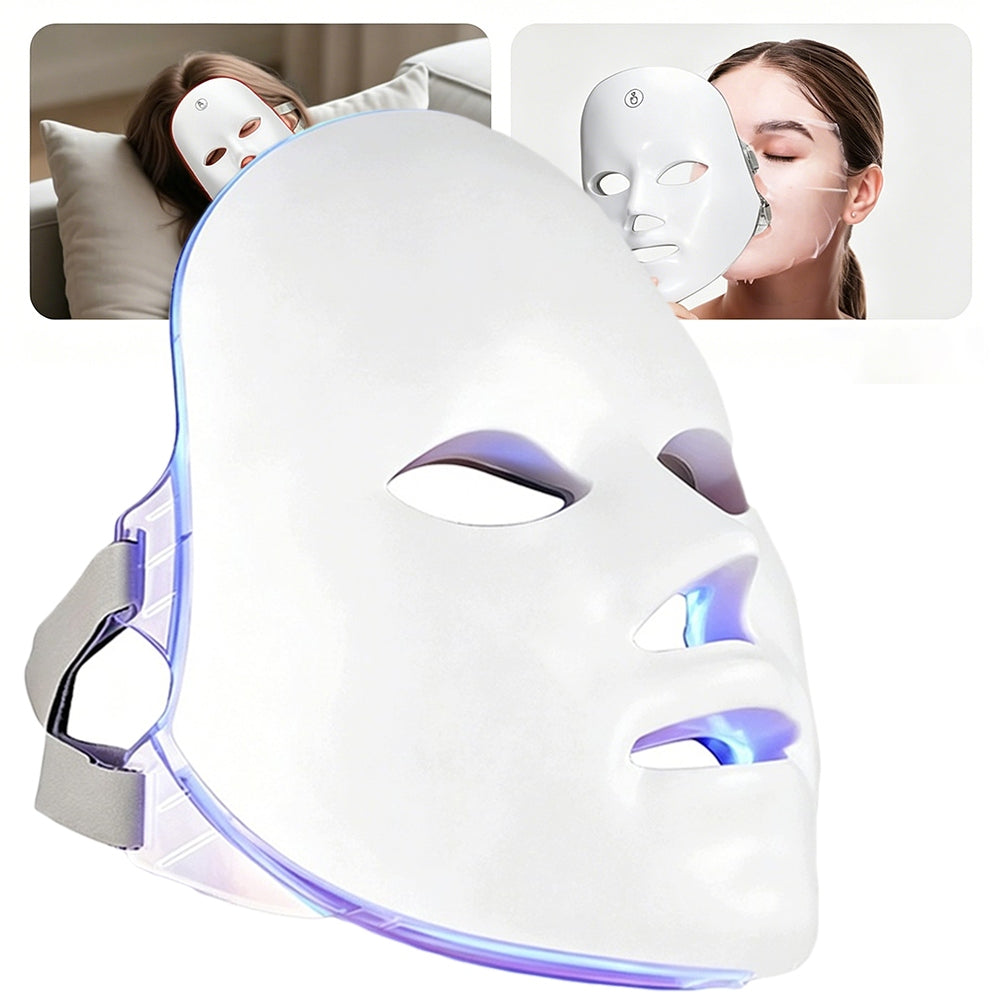 7IN1 LED FACE MASK PHOTON THERAPY LIGHT WIRELESS CARE