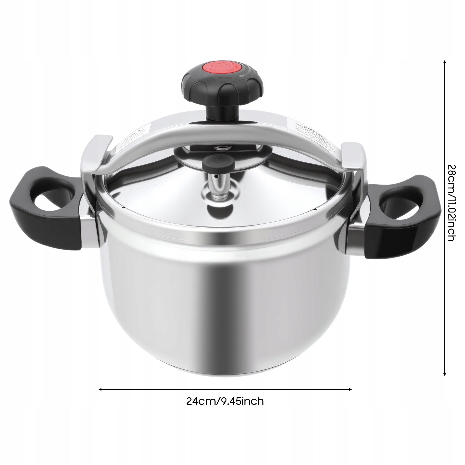 7L 60Kpa Pressure Cooker 201 Stainless Steel Induction Stove Compatible Packaging status original