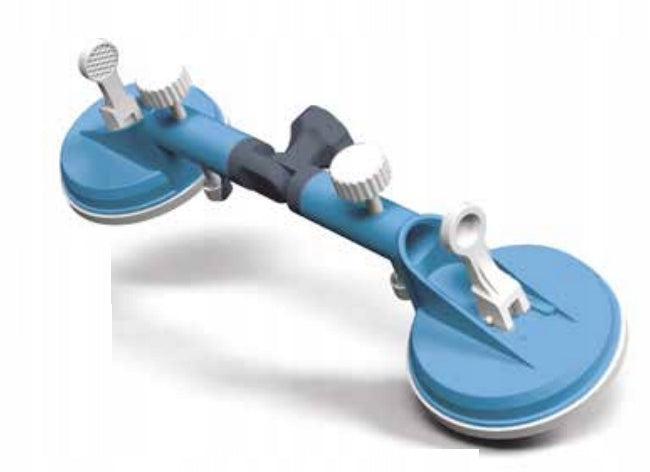 7ctools Double suction cup device for mounting tiles at an angle