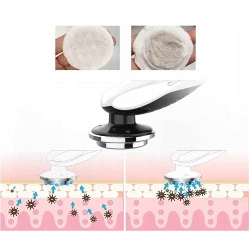 7in1 Face Massager Needleless Electric Mesotherapy EMS Lifting LED Packaging status original
