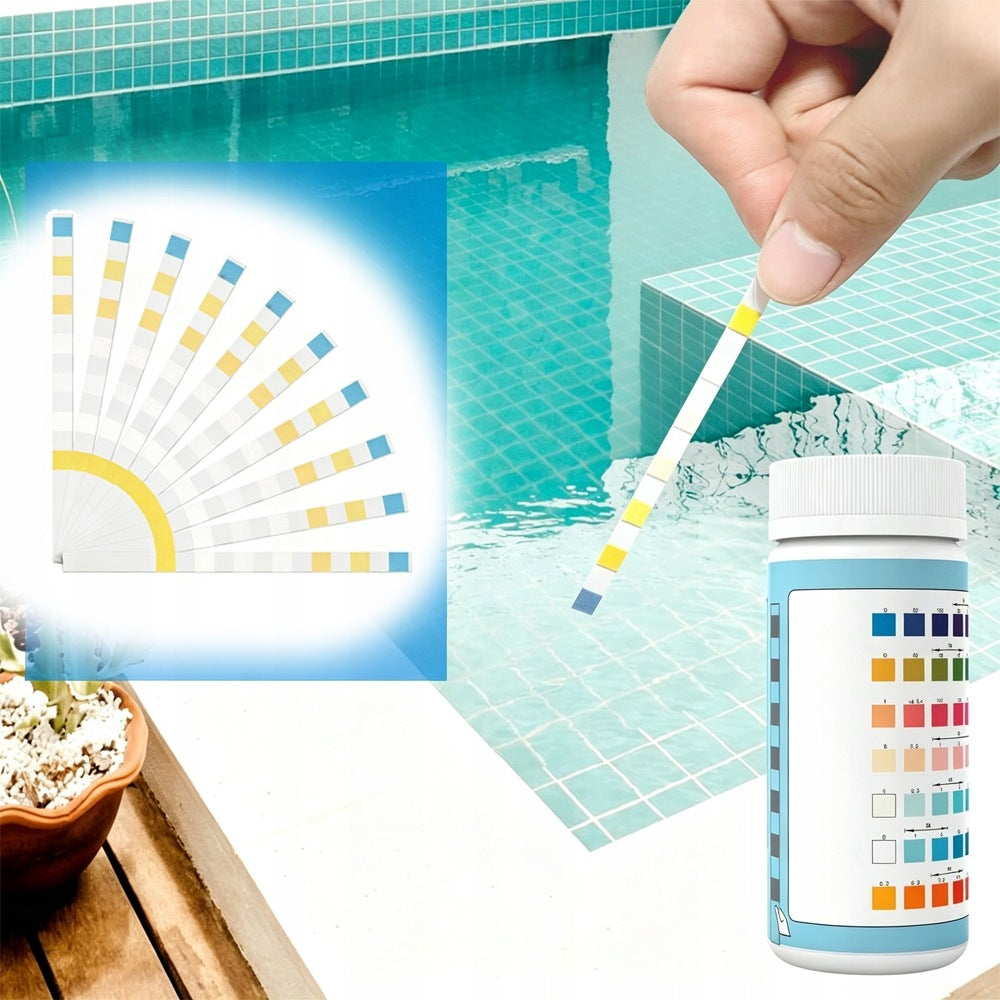 7in1 Tester Water Parameter Measurement Kit Swimming Pool Jacuzzi Strips PH 100x Manufacturer code asdefsedvgfdsxfrtgdfctryhrtfdgfhuy6rtuh45tyg3