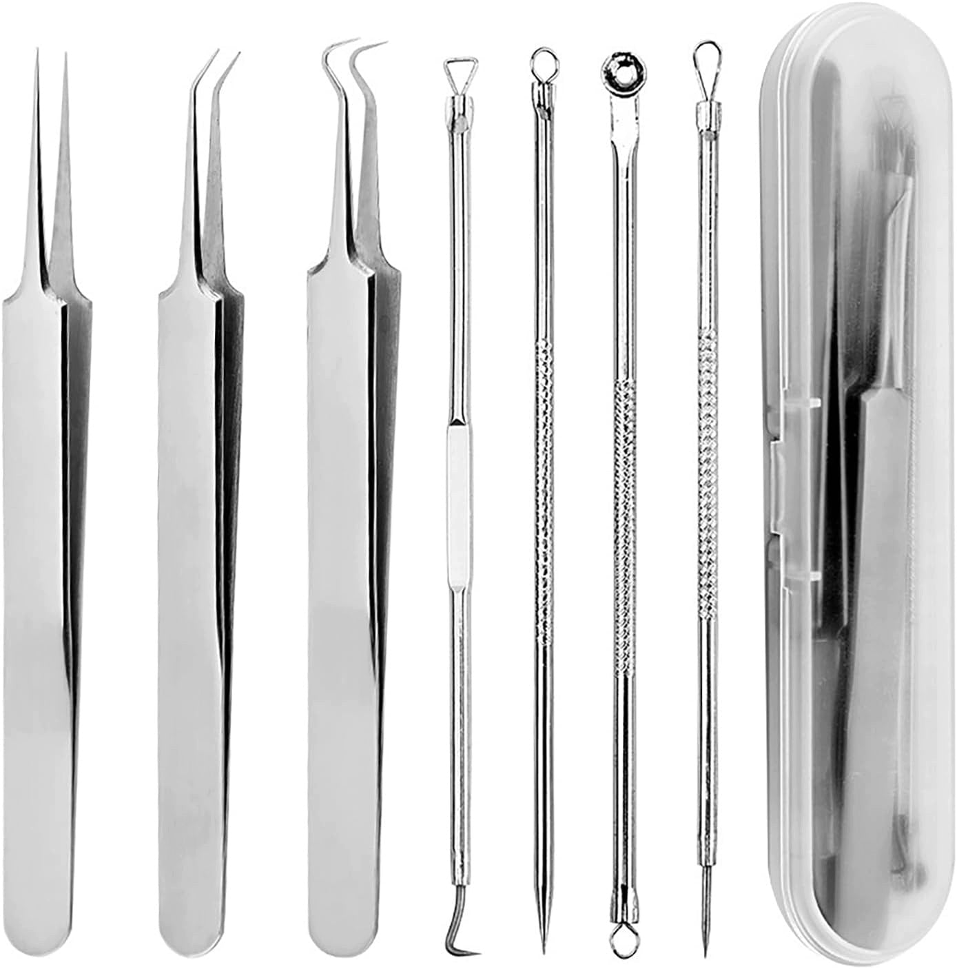7pcs blackhead removal tools, for squeezing pimples, high