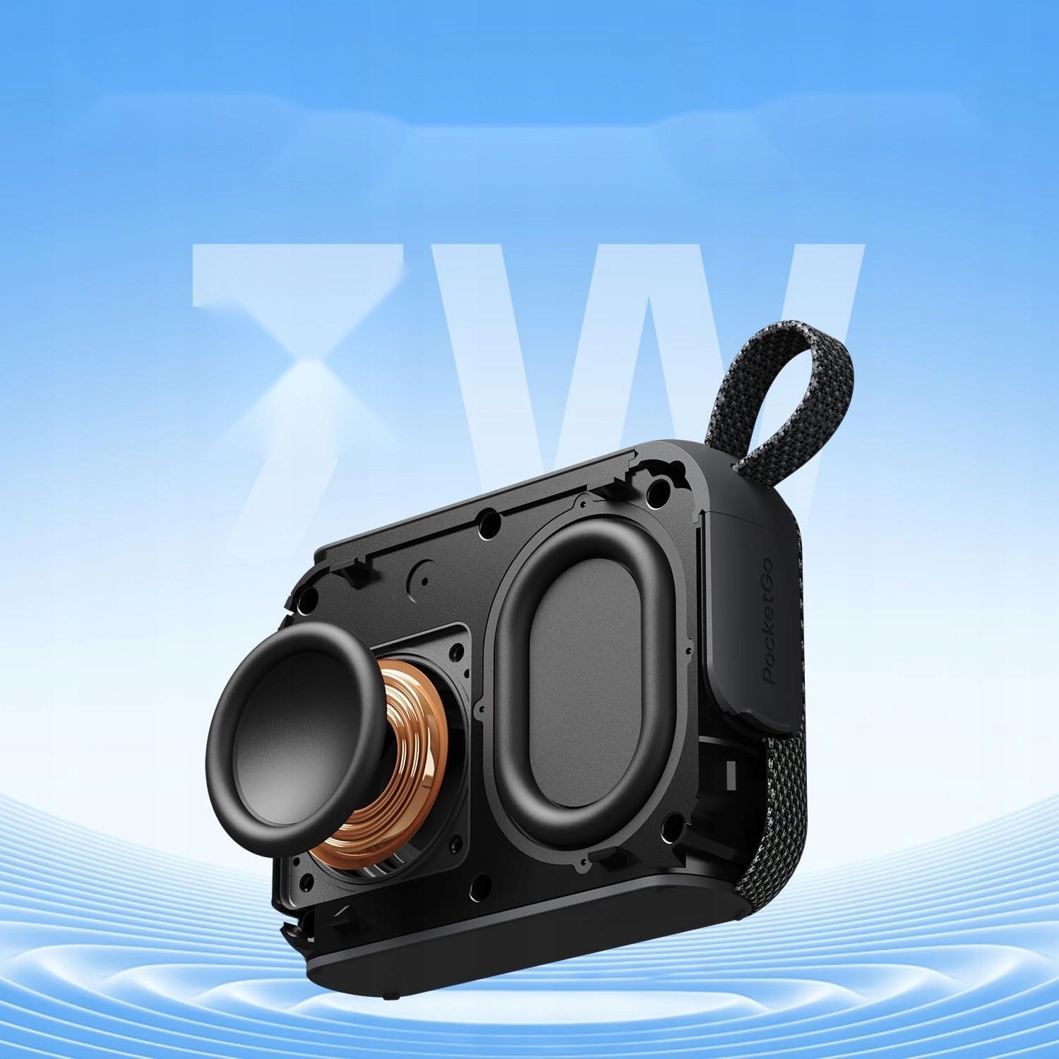 7w Portable Speaker Wireless Waterproof Dustproof Stereo Brand no brand