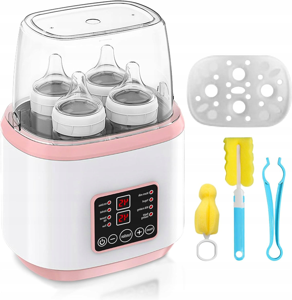 8 IN 1 BOTTLE WARMER FAST MILK HEATING AND STERILIZATION