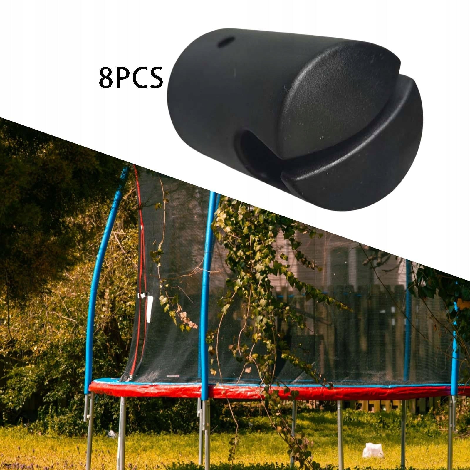 8 Pieces Outdoor Trampoline Pole Caps Manufacturer code gazechimp-54066913