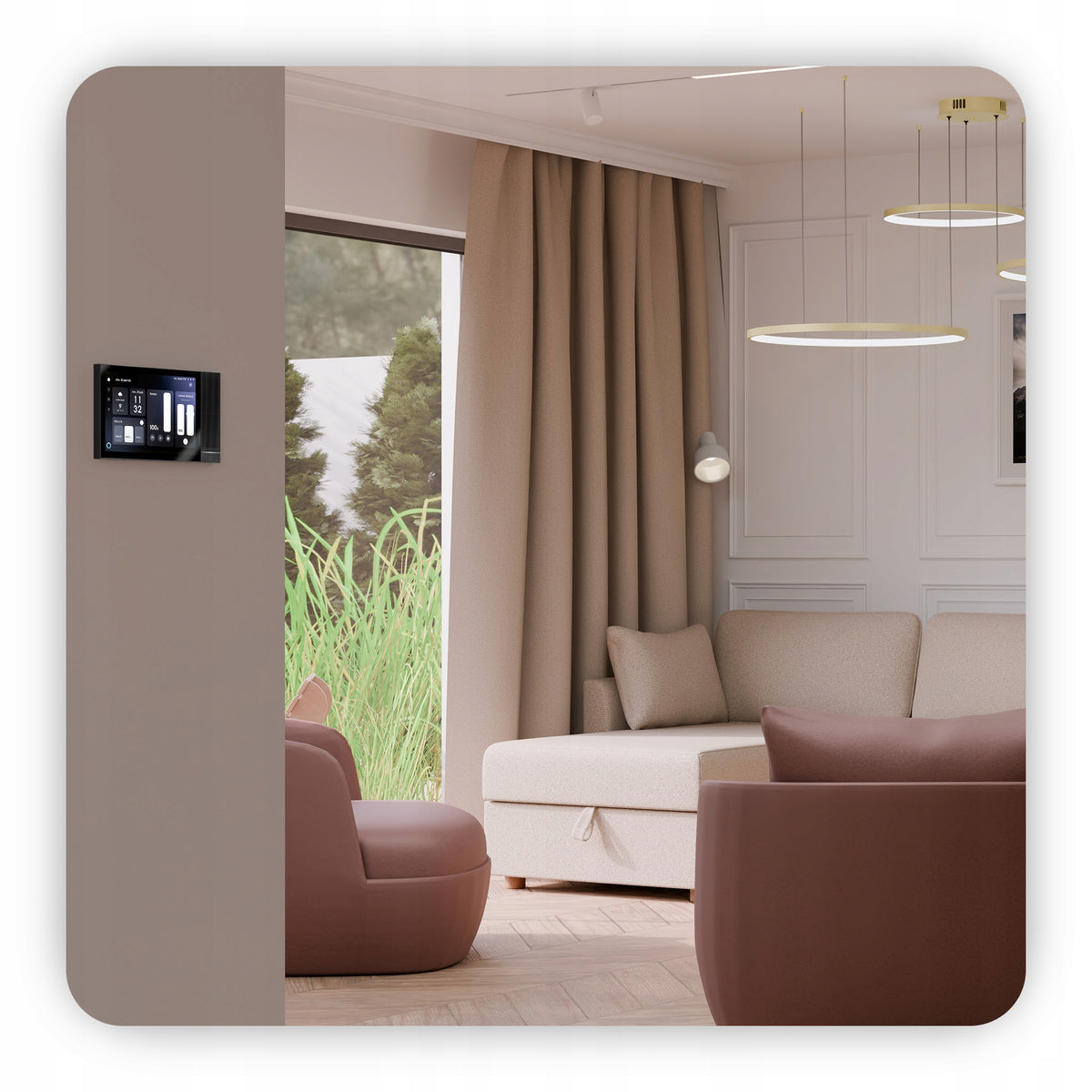 8" Zigbee Tuya Bluetooth Gateway Control Panel Manufacturer code AUT000938