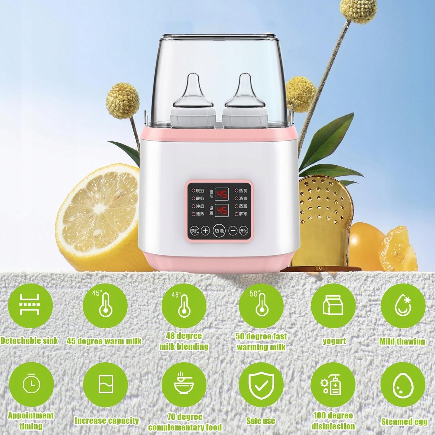 8 in 1 Baby Bottle Warmer, Bottle Sterilizer Medical device no