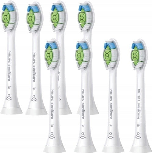 8 pcs Philips Sonicare W2 hx6064 Optimal White Toothbrush Tips Packaging status original