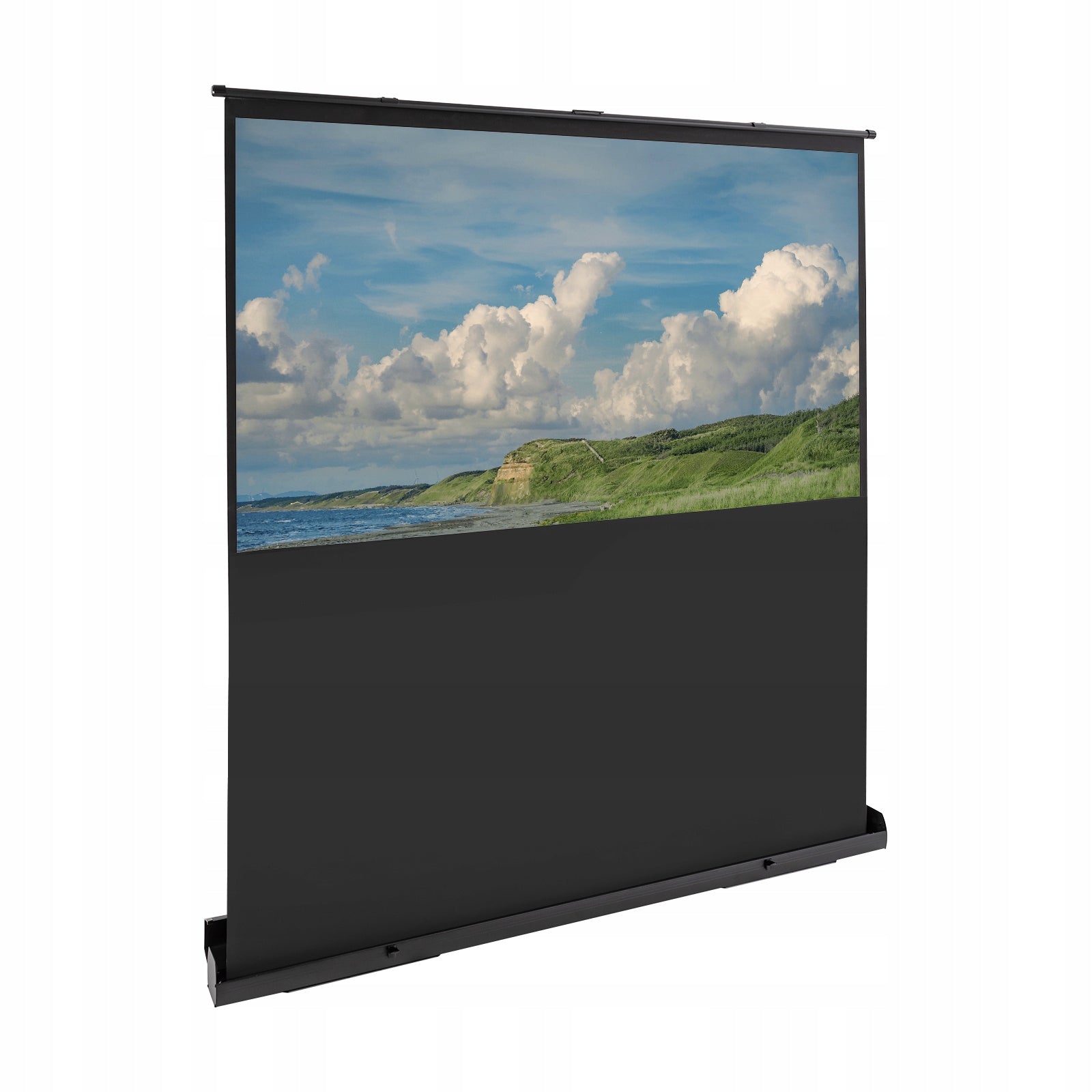 80" Pull-up Projection Screen, Portable Projection Screen Displays, 16:9