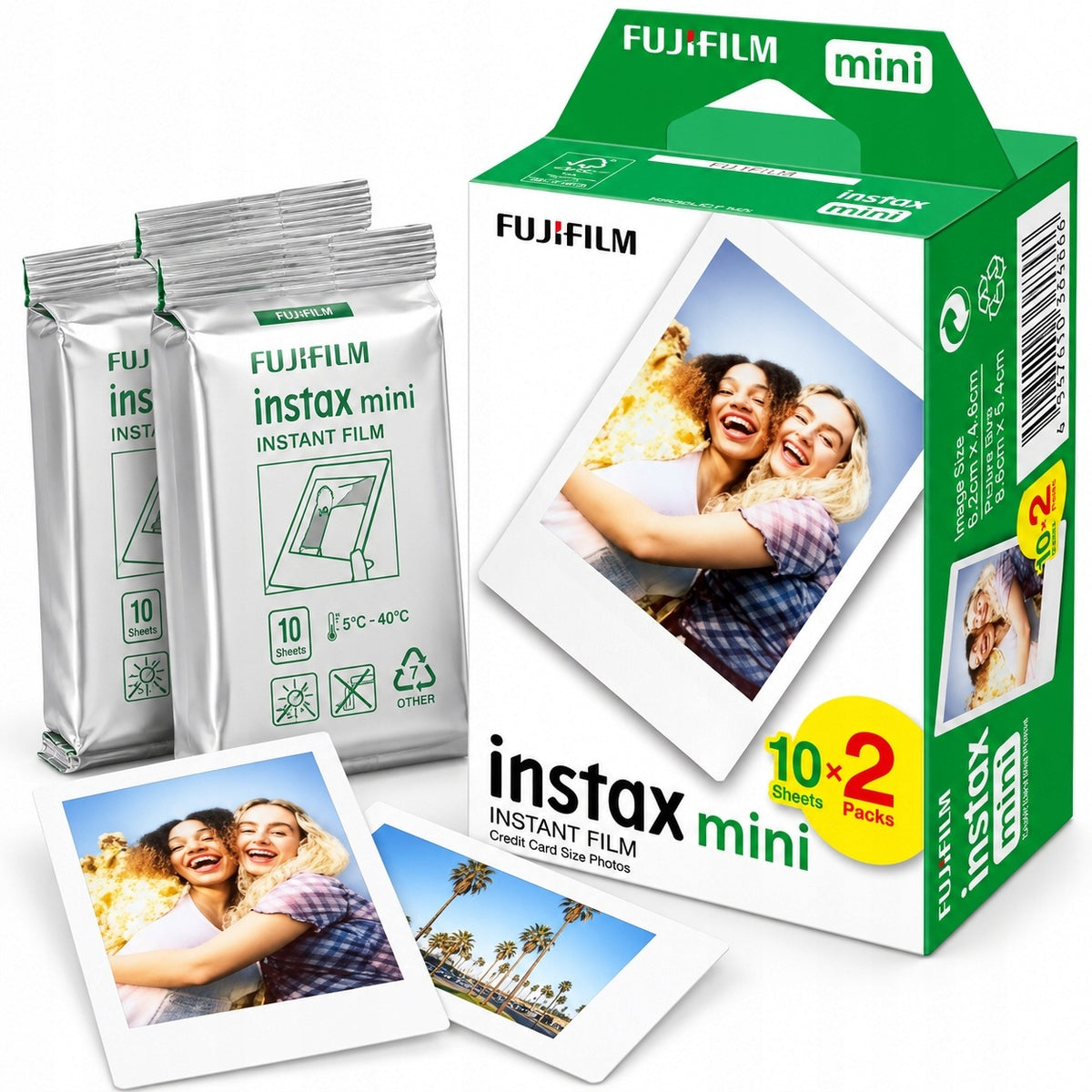 80 photos Fujifilm Instax Mini Glossy - cartridge for Mini 11/12/Evo/LiPlay Packaging status original