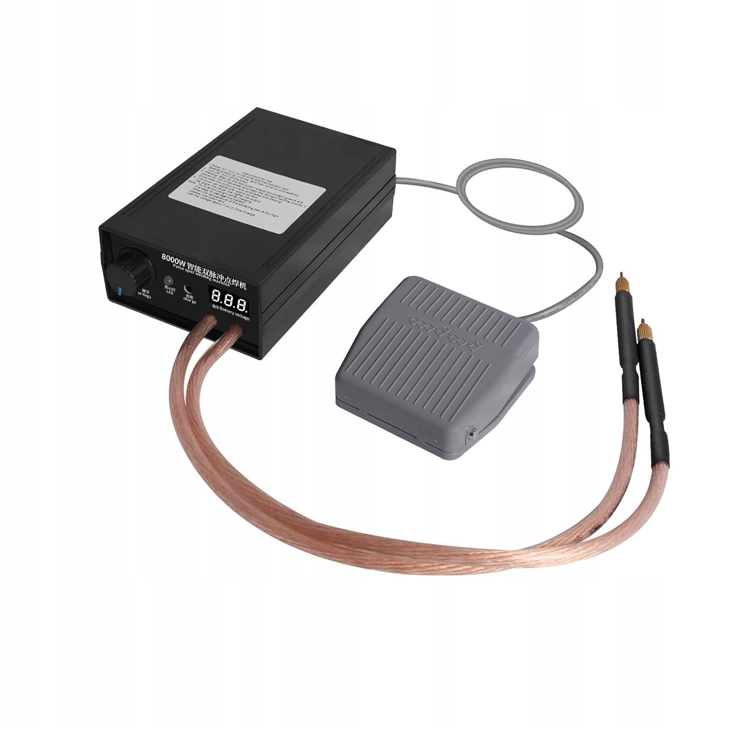 8000W SPOT WELDING MACHINE HIGH POWER PROFESSIONAL WITH PEDAL FOR CELLS 18650 Manufacturer code DHJ-664