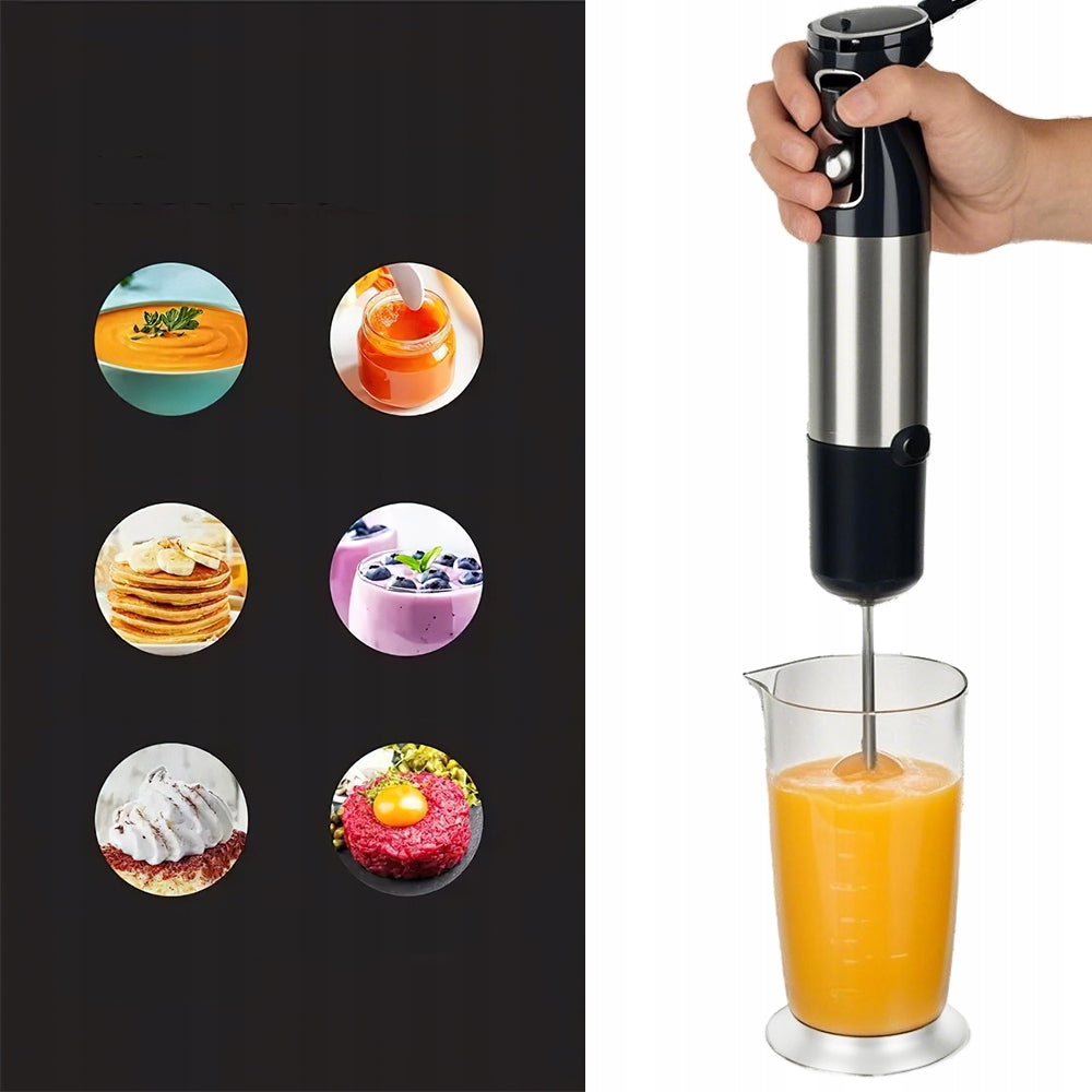 800W HAND MIXER WITH DISHWASHER SAFE AND 304 12 DEGREE STEEL Brand Bedee