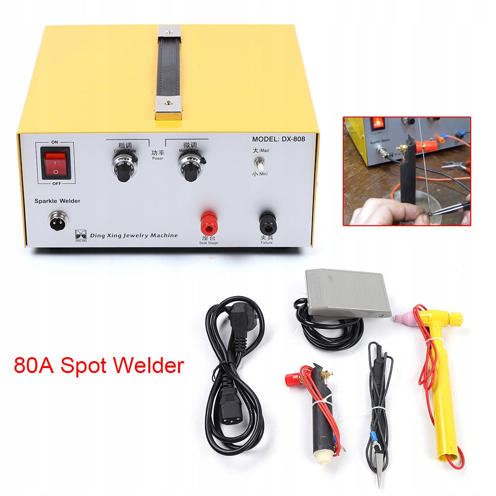 80A Pulse Spot Welder, Gold Silver Jewelry Spot Welding Machine 400W Manufacturer code kkkk0033