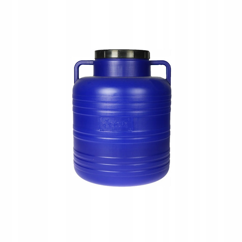 80L PLASTIC BARREL + PESTLE + BAG SILVER SET FOR CABBAGE Color blue