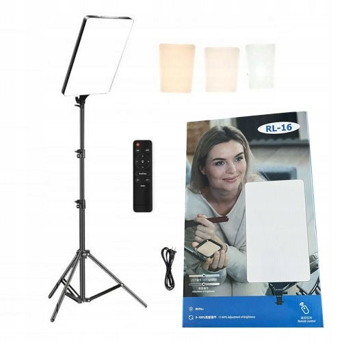 80W LED Panel Studio Lamp with Remote Control Adjustment + ADJUSTABLE STAND