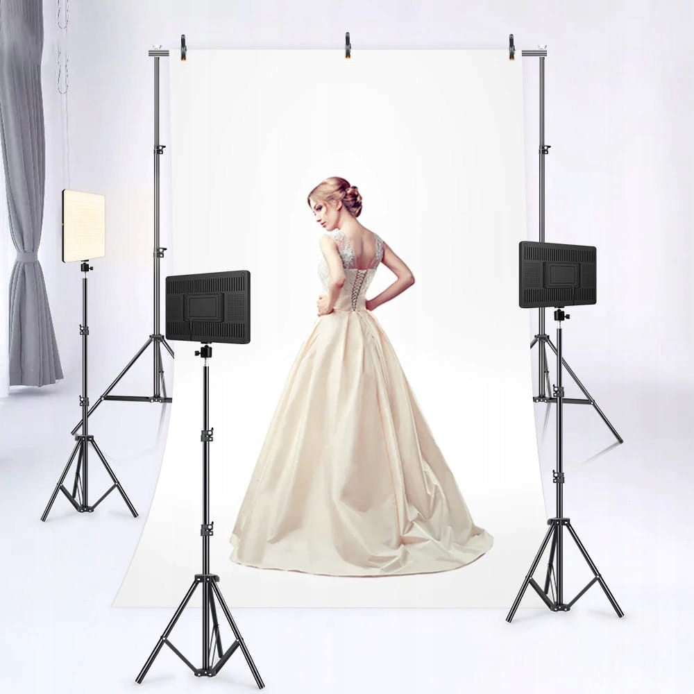 80W LED studio panel lamp with remote control adjustment + ADJUSTABLE STAND Manufacturer code 6959347357374