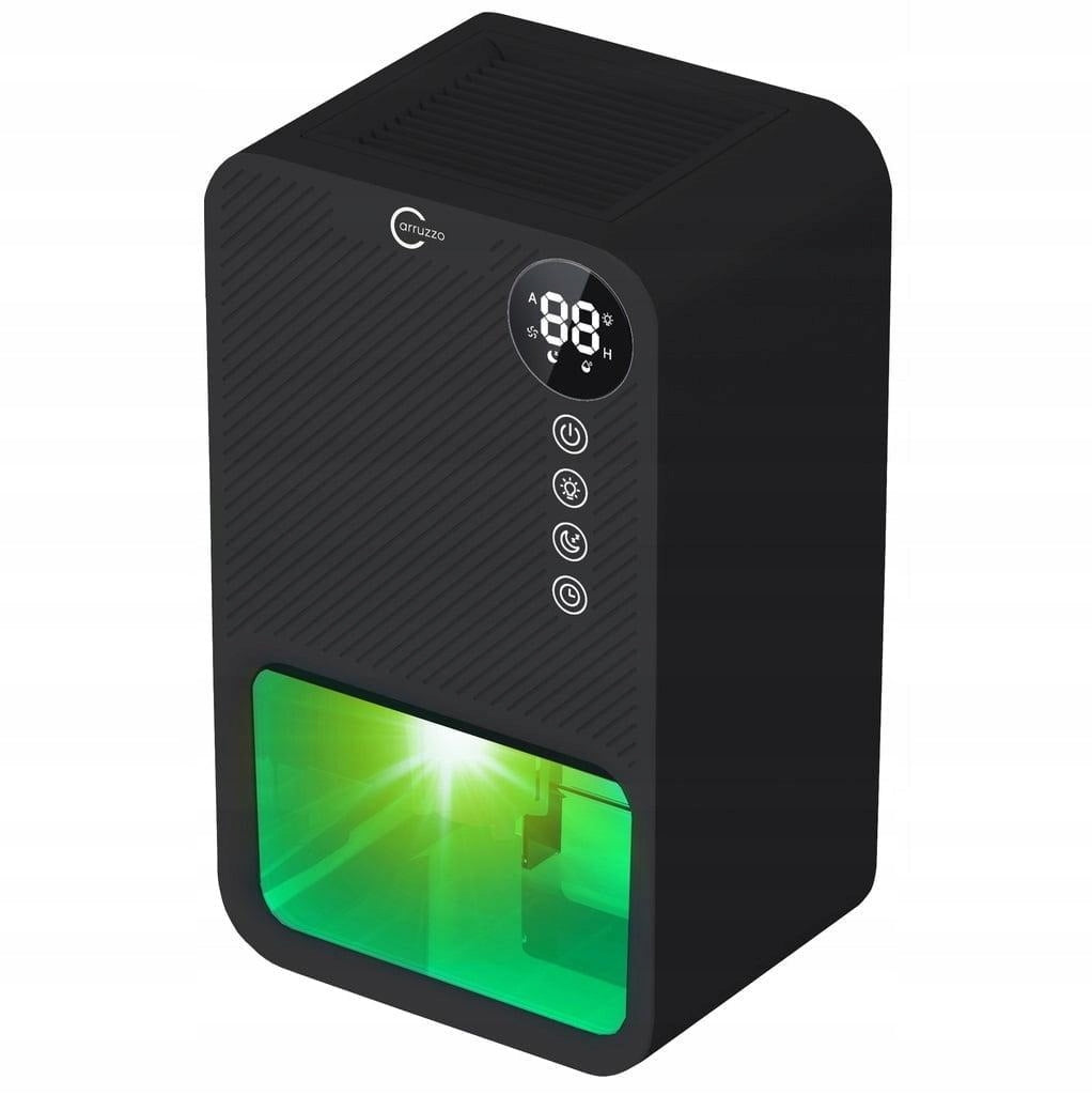 85W dehumidifier and air purifier LCD moisture absorber 3,8L black LED RGB