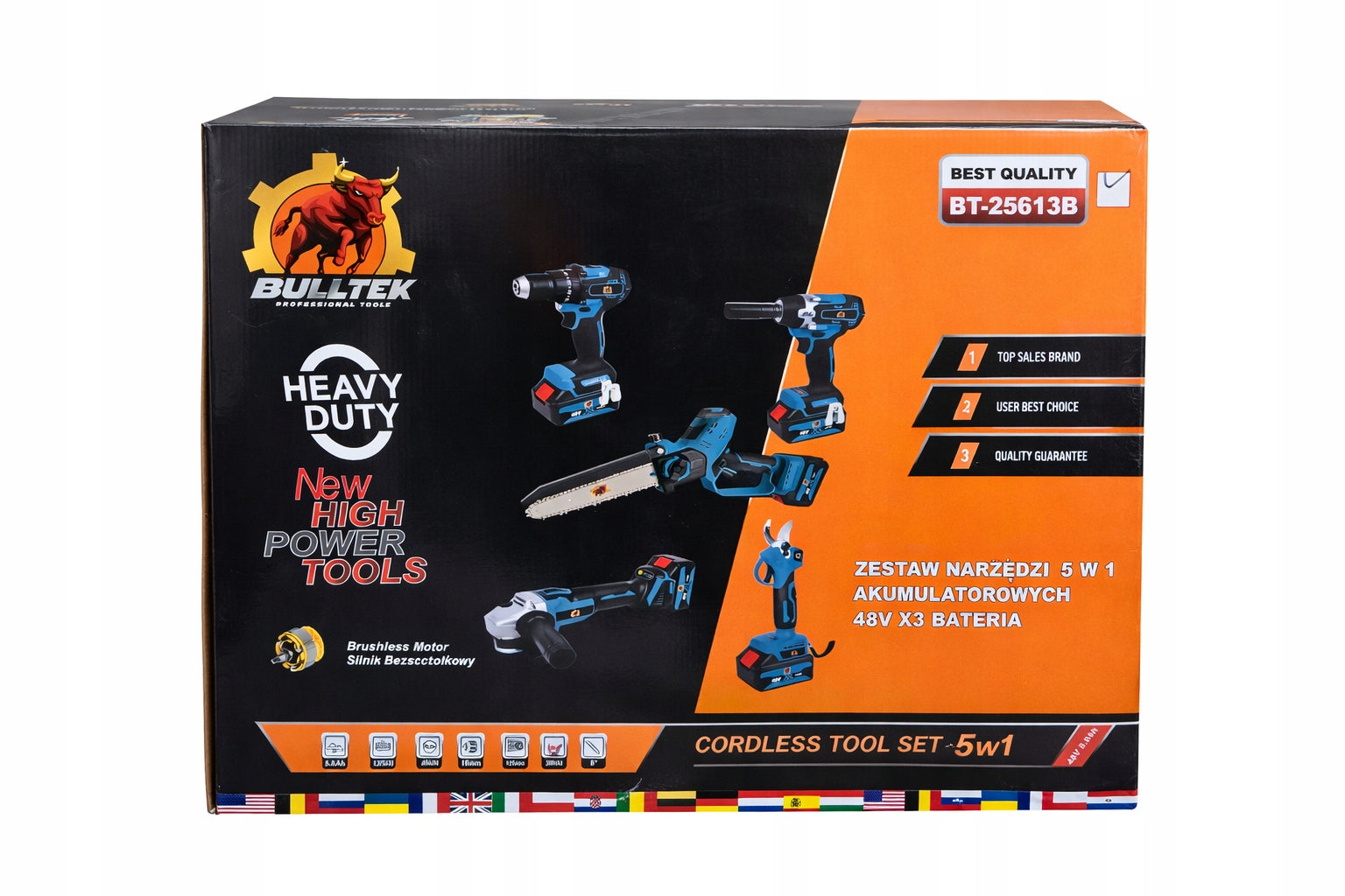 8IN1 CORDLESS TOOL SET GRINDER WRENCH SCREWDRIVER PRUNER SAW Packaging status original