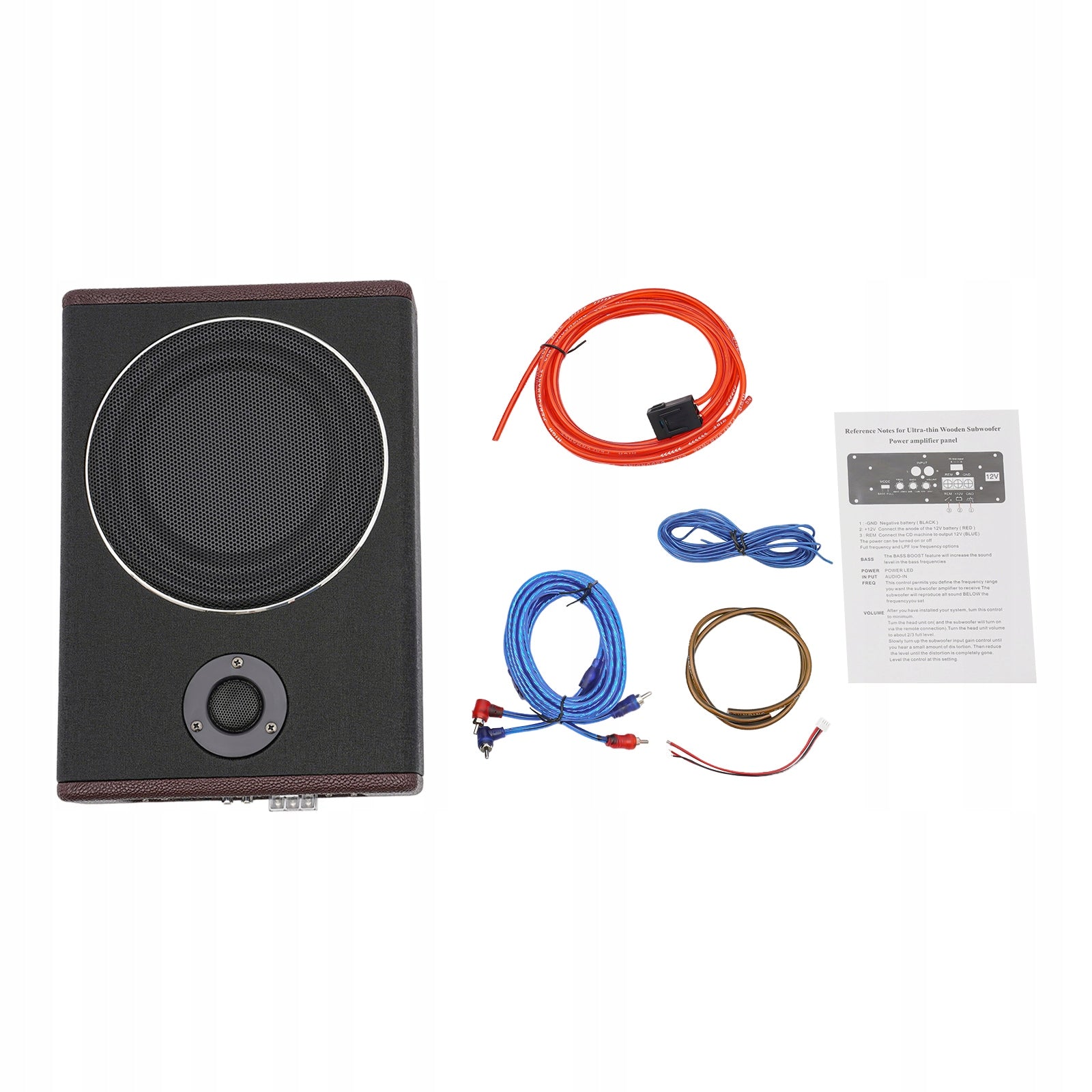 8INCH 600W CAR SUBWOOFER - DUAL MODE WITH DIGITAL INTELLIGENT AMPLIFIER Manufacturer code 9311007