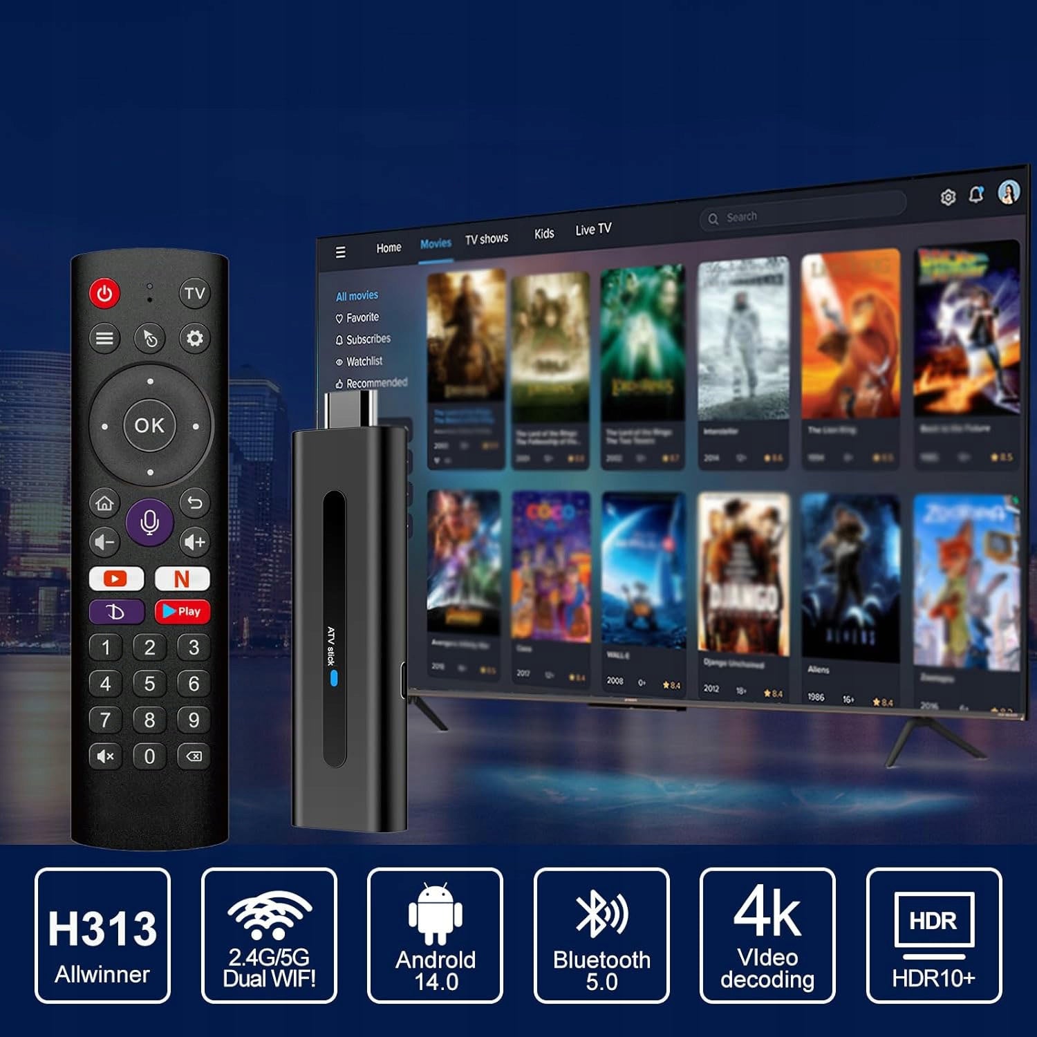 8K ANDROID 14.0 TV BOX, ANDROID BOX, INTERNET TV BOX, 3D HD SMART TV BOX Brand no brand
