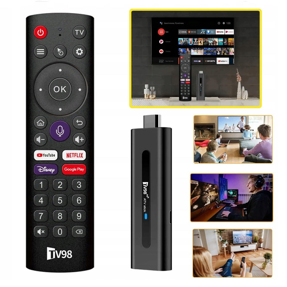 8K MEDIA PLAYER ANDROID ADAPTER 14 SMART TV STICK BOX WIFI