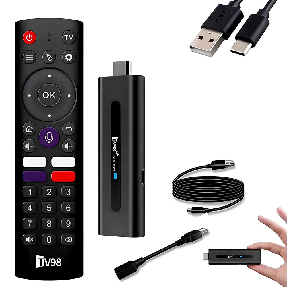 8K MEDIA PLAYER ANDROID ADAPTER 14 SMART TV STICK BOX WIFI