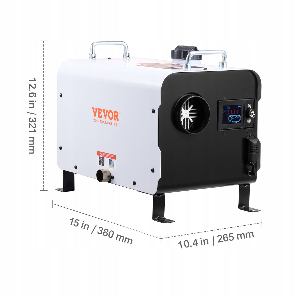 8KW Bluetooth Quiet Muffler High Quality with CO Alarm Packaging status original