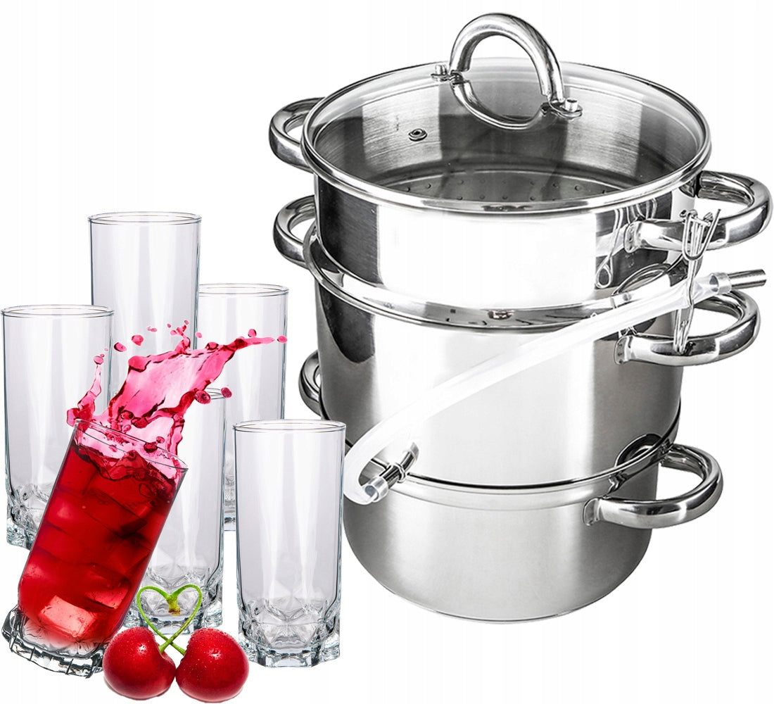 8L STEAM JUICER FOR FRUIT FOR INDUCTION GAS LARGE XXL POT ALTOM DESIGN Manufacturer code GRA00006615