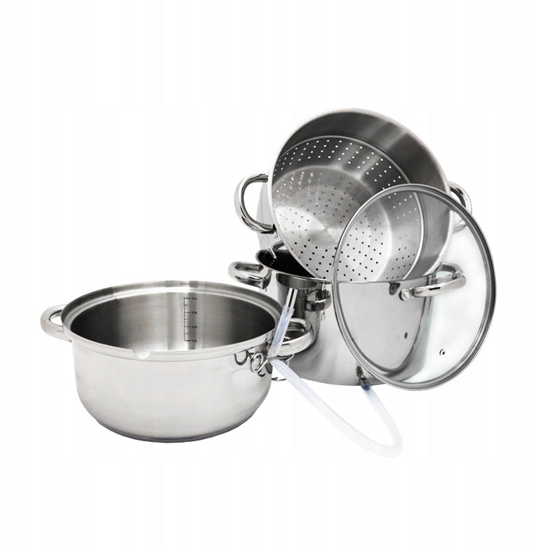 8L STEAM JUICER FOR FRUIT JUICES FOR INDUCTION GAS LARGE XXL POT TOPFANN Manufacturer code 5908147052621