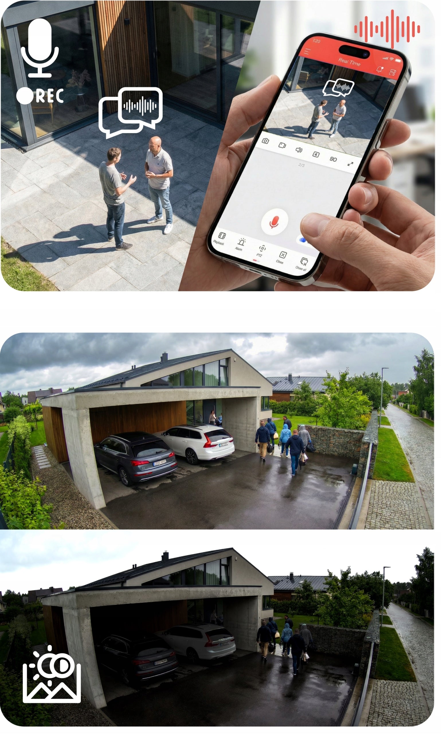 8MPx 4K ULTRA HD 30m IR PoE Security IP Camera +AUDIO IP67 Kind internal external