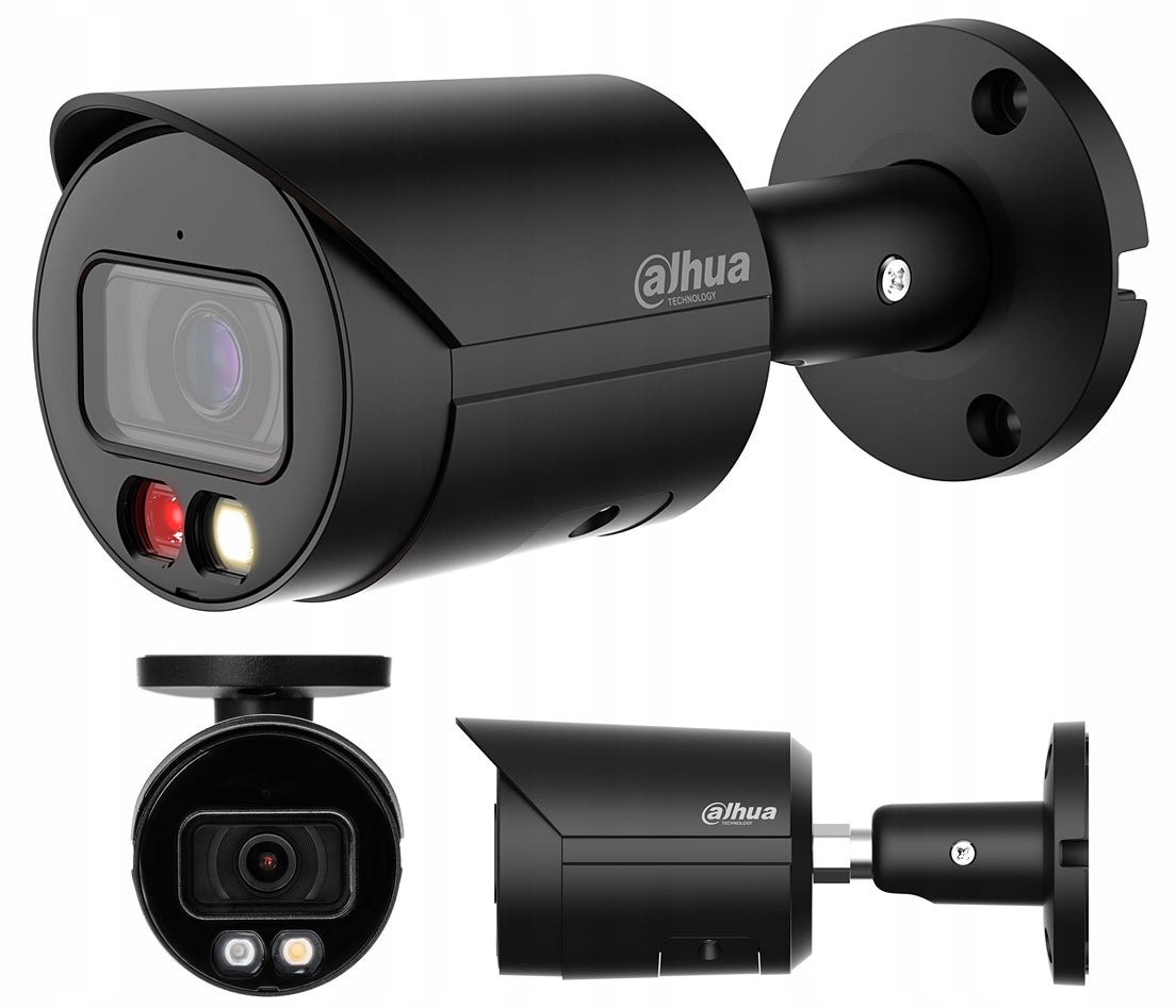 8MPx Dahua ULTRA HD IPC-HFW2849S-S-IL-0280B BLACK WizSense IP Camera
