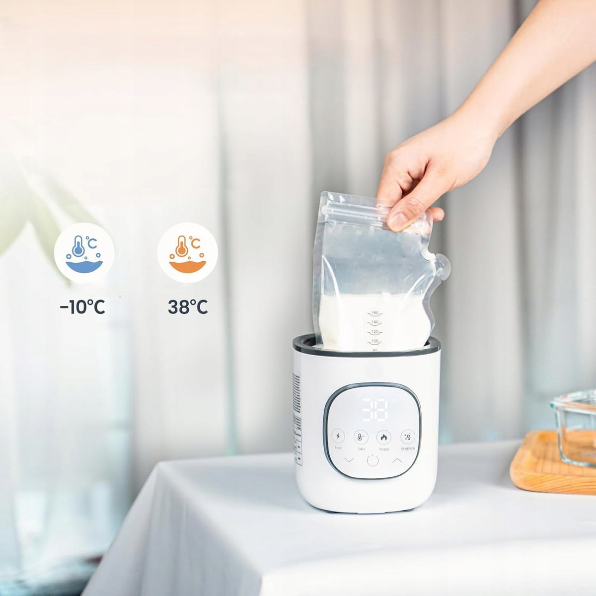 8in1 Electric Bottle Warmer Milk Mother and Jars Fast 220V Brand no brand