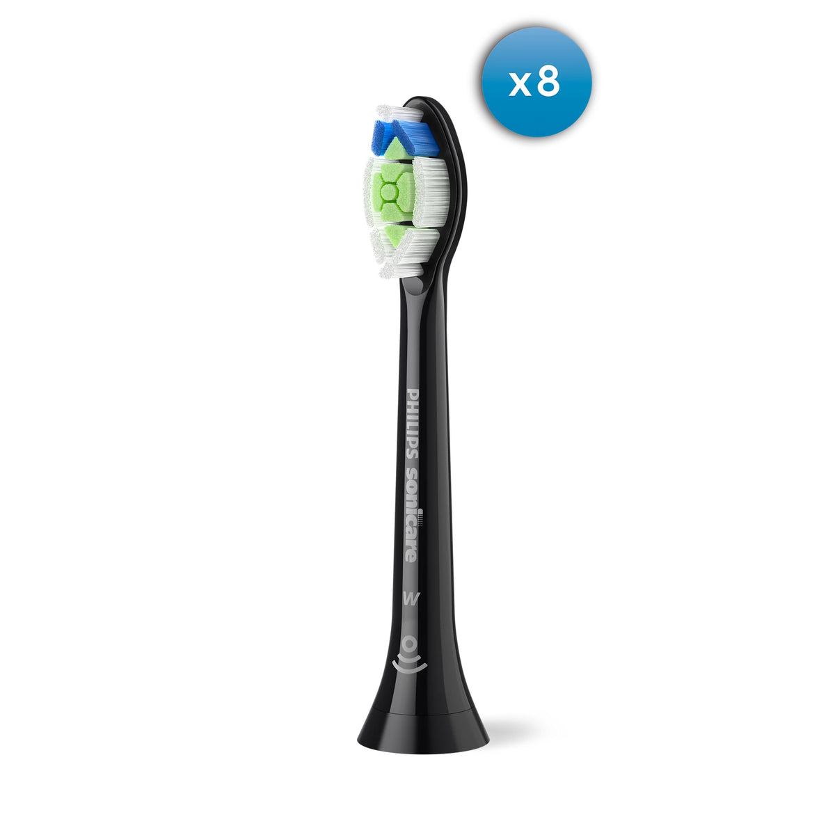 8pcs Philips Sonicare W2 Optimal White HX6064 Toothbrush Tips Manufacturer code 6931481907288