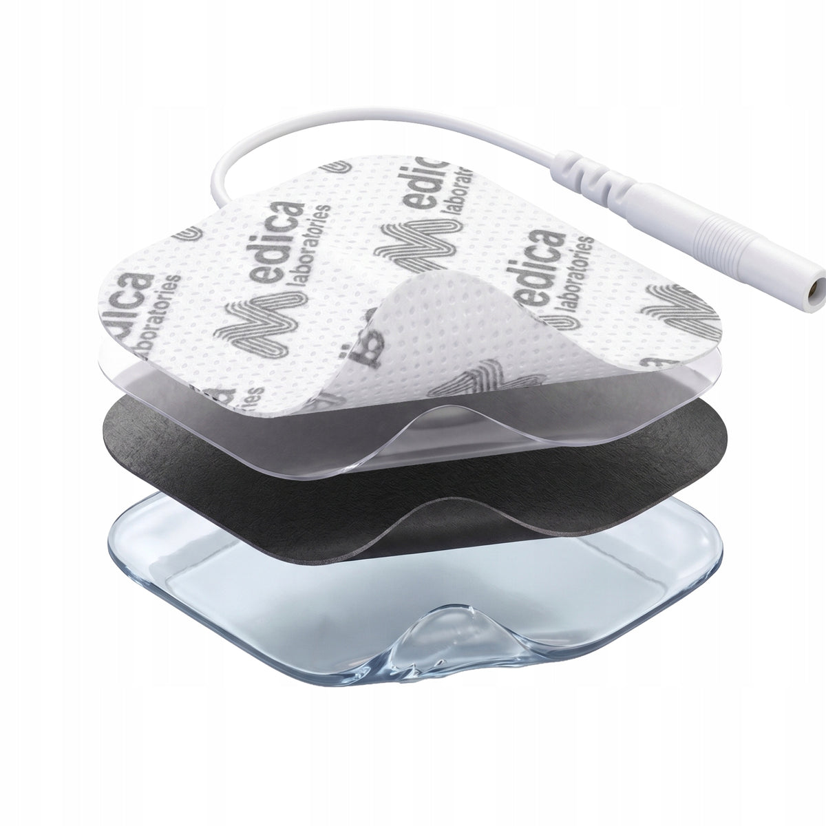 8x GEL ELECTRODES FOR ELECTROSTIMULATION 9x6 PADS TENS EMS (PIN) Manufacturer code ML-P-03