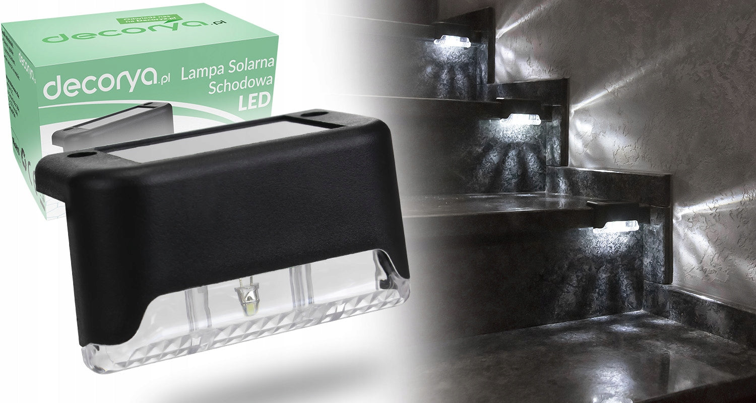 8x WATERPROOF OUTDOOR SOLAR LAMP LED STAIR SENSOR Packaging status original
