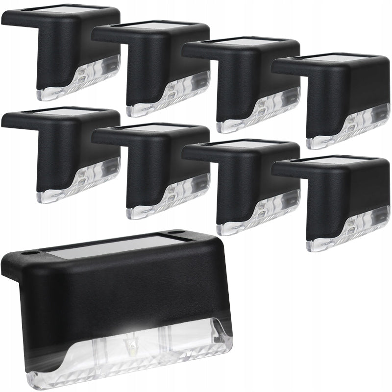 8x WATERPROOF OUTDOOR SOLAR LAMP LED STAIR SENSOR