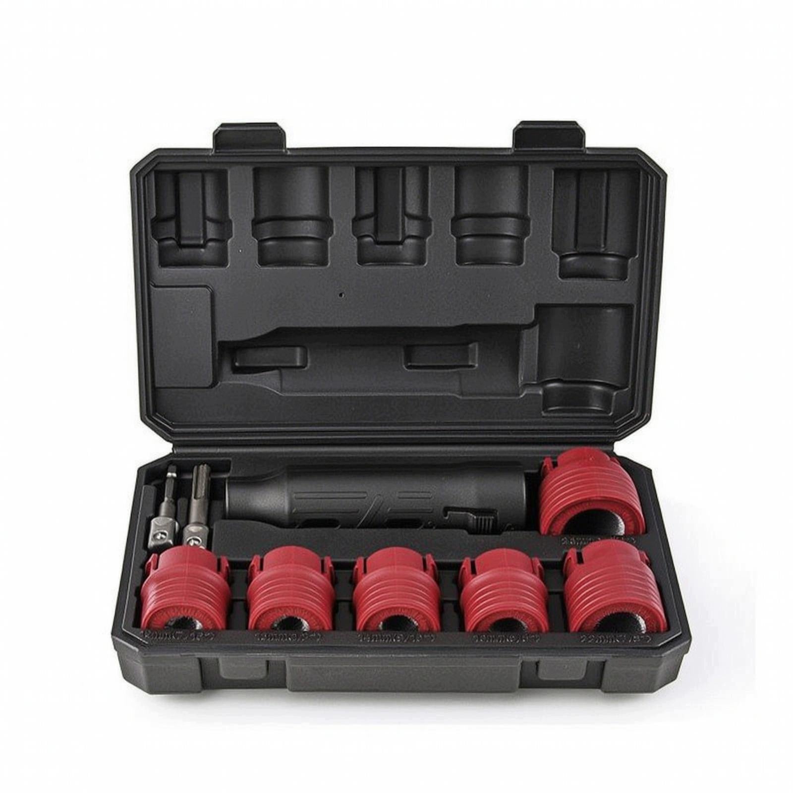 9 Pieces Rust Removal Brush Kit Complete Wheel Hub Cleaning Brush Set Black Brand no brand