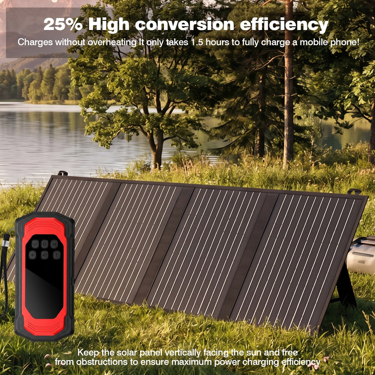 9-in-1 Jump Starter with 40W Solar, 9000A Inflator/Deflator 150PSI Air Pump Manufacturer's catalog number F130+40solar panel