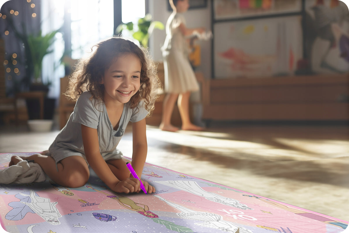 90X120 CM COLORING FOAM MAT FOR KIDS WASHABLE WATERPROOF 2IN1 Manufacturer code 734401