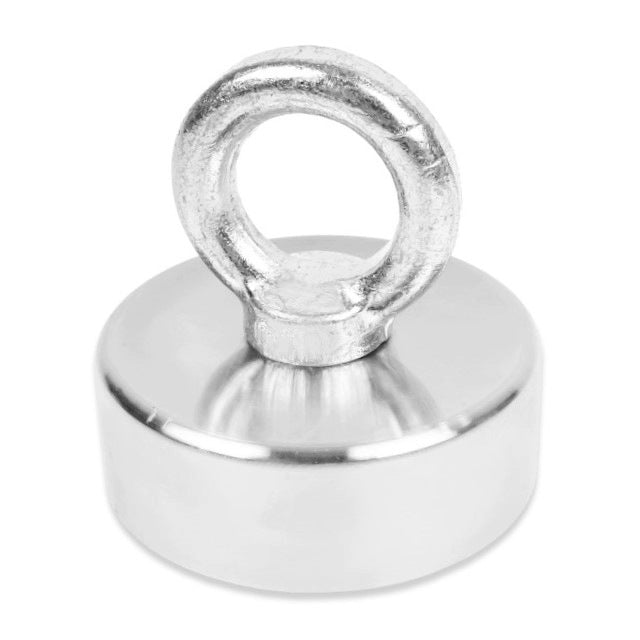 90kg NEODYMIUM MAGNET UM40 HANDLE 40x20N FOR FISHING AND SEARCHING +plate