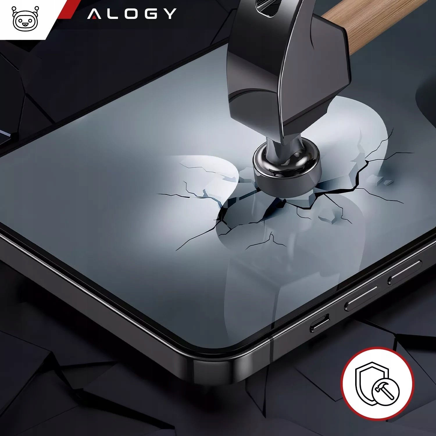 9H Tempered Glass for Lenovo Tab Plus TB351FU 11,5" 2024 - Alogy Heavy Pro+ Packaging status original