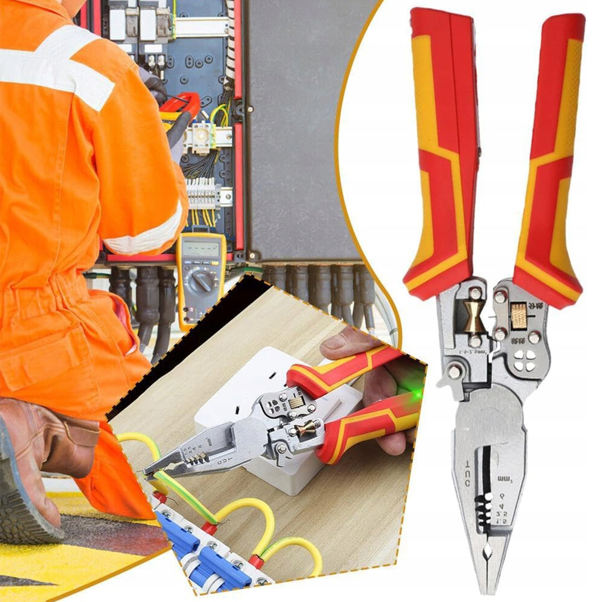 9IN1 ELECTRIC MULTIFUNCTION PLIERS – TEST AND REPAIR SAFELY Manufacturer code 4048965024521