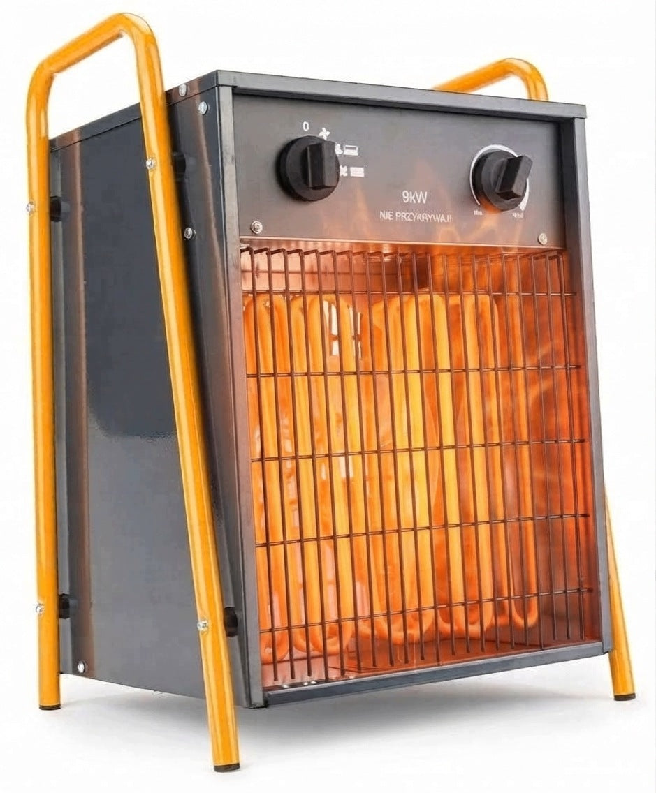 9KW 400V ELECTRIC HEATER WITH THERMOSTAT BLOWER HEATER APRON Packaging status original
