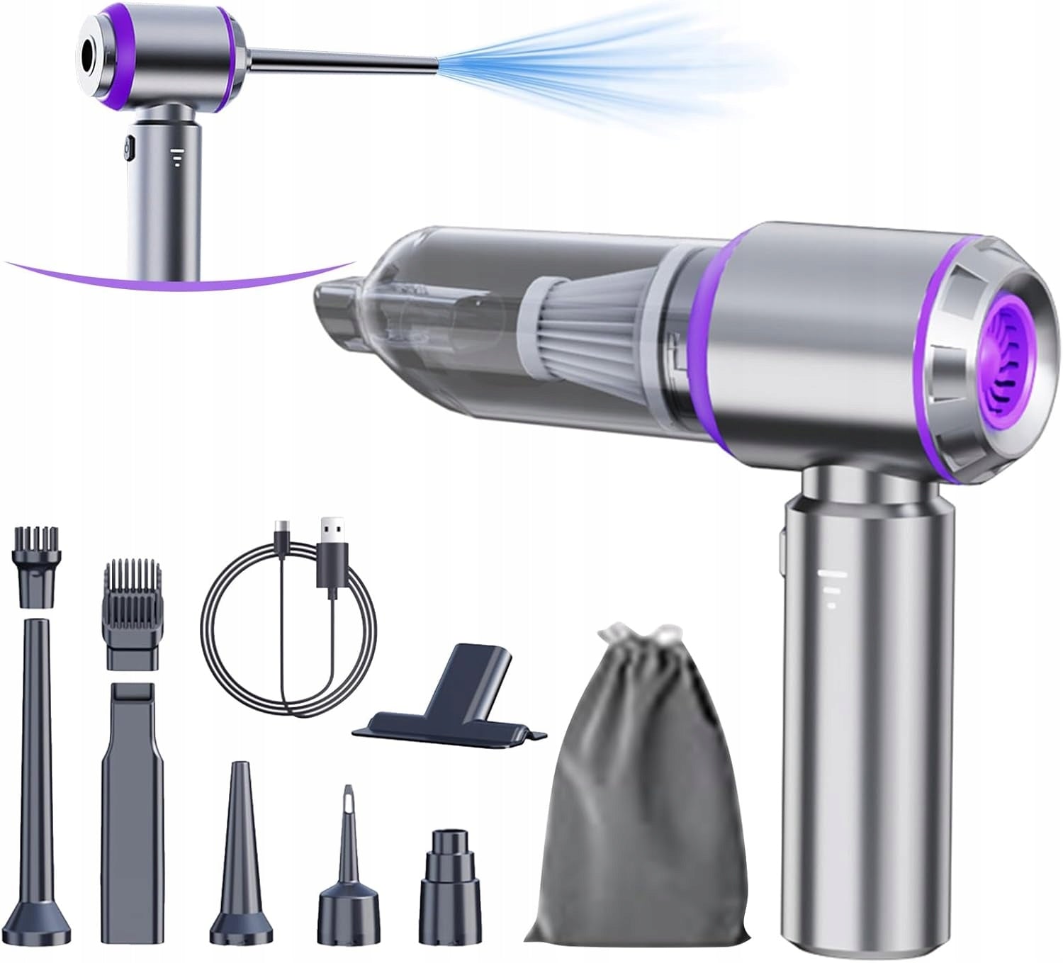 9in1 Cordless Handheld Vacuum Cleaner Cordless Bagless Multifunction