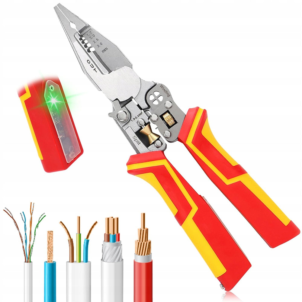 9in1 Multifunction Electrician Pliers with Current Measurement Function