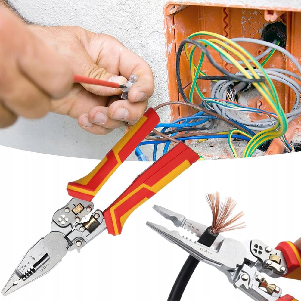 9in1 Pliers for Electricians Multifunctional Packaging status original