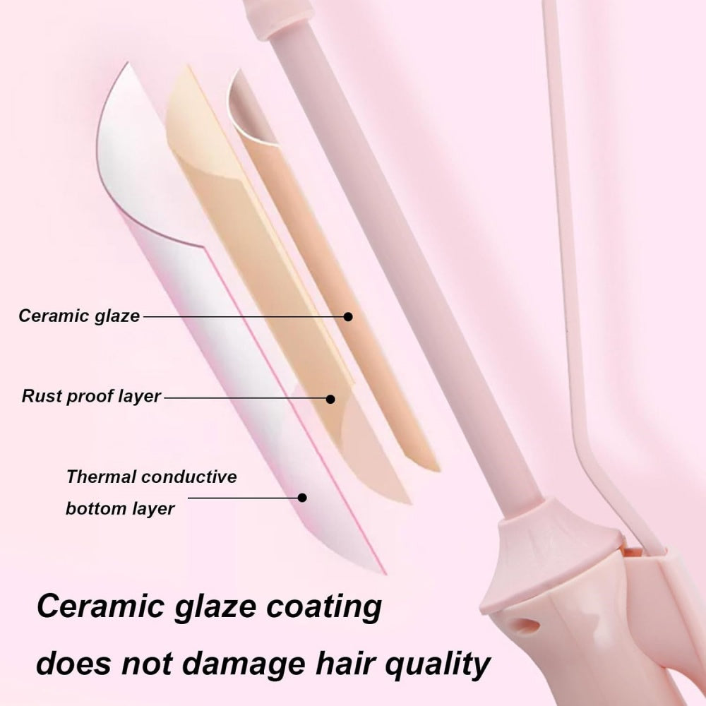 9mm Hair Curler Thin Barrel Wand for Tight Curls Fast Heating Lightweight Manufacturer code Lokówka do włosów-012