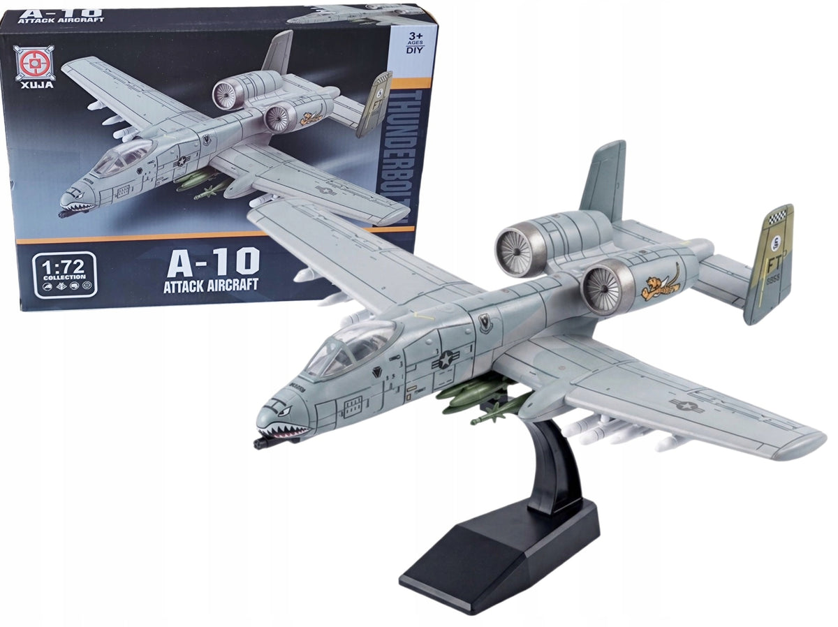 A-10 Thunderbolt Assault Aircraft 1:72 Scale Construction Kit