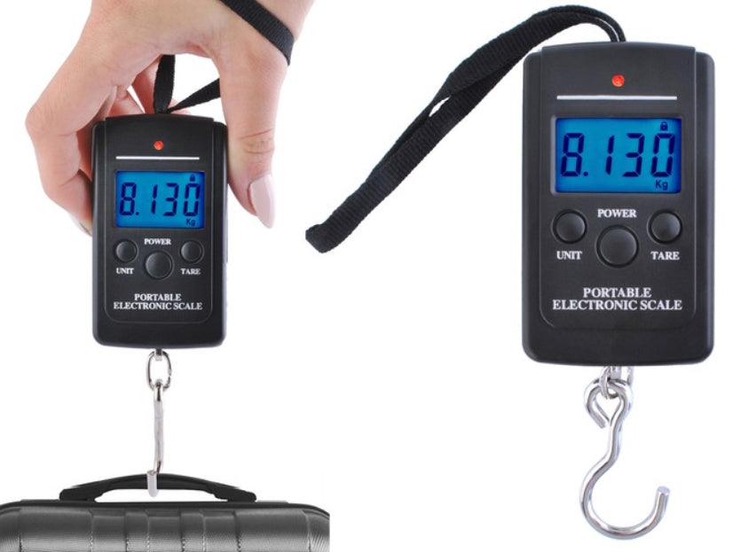 A Christmas gift for an angler - an electronic fish scale + batteries Brand no brand